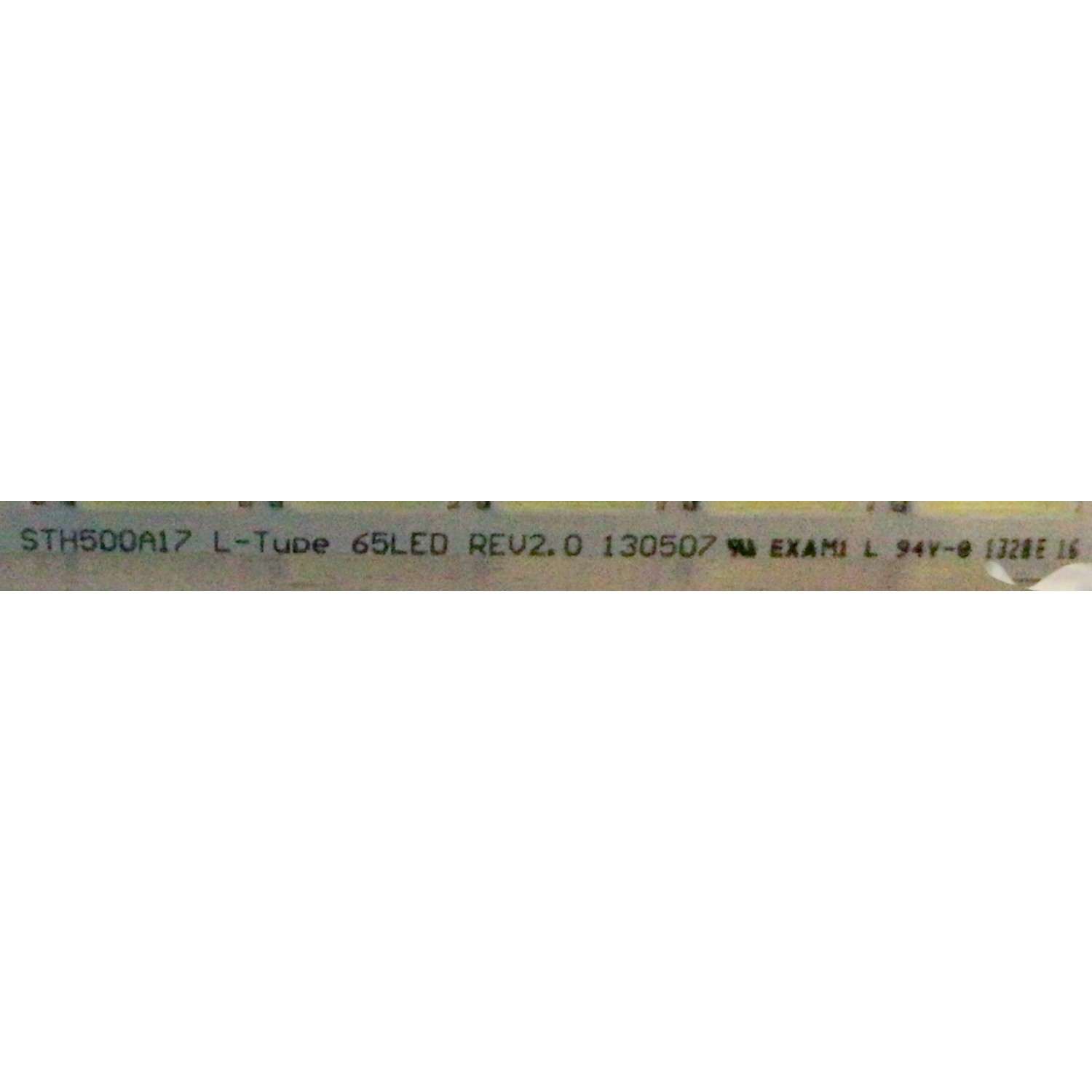 BARRA DE LEDS PARA TV HISENSE / NUMERO DE PARTE STH500A17_R-TYPE_65LED_REv2.0_130507 / STH500A17_L-TYPE_65LED_REv2.0_130507 / PANEL HE500HF-B52(1000)PW1 / MODELO 50K610GWN - Imagen 2